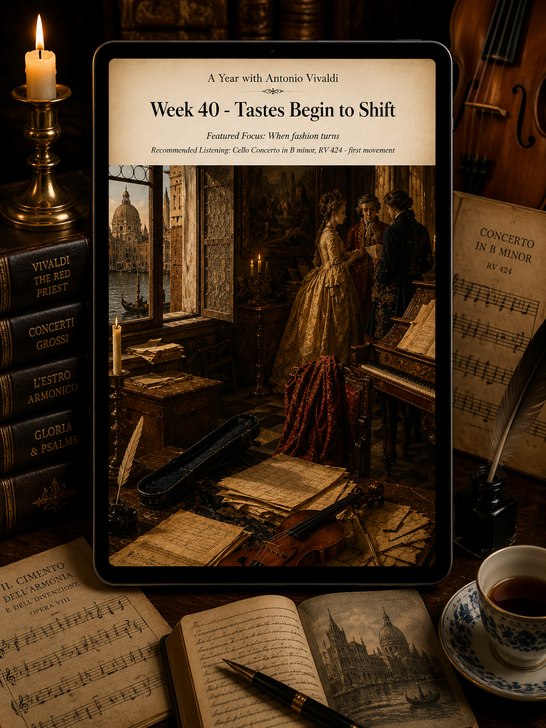 A Year with Antonio Vivaldi — A 52-Week Guided Music Journal