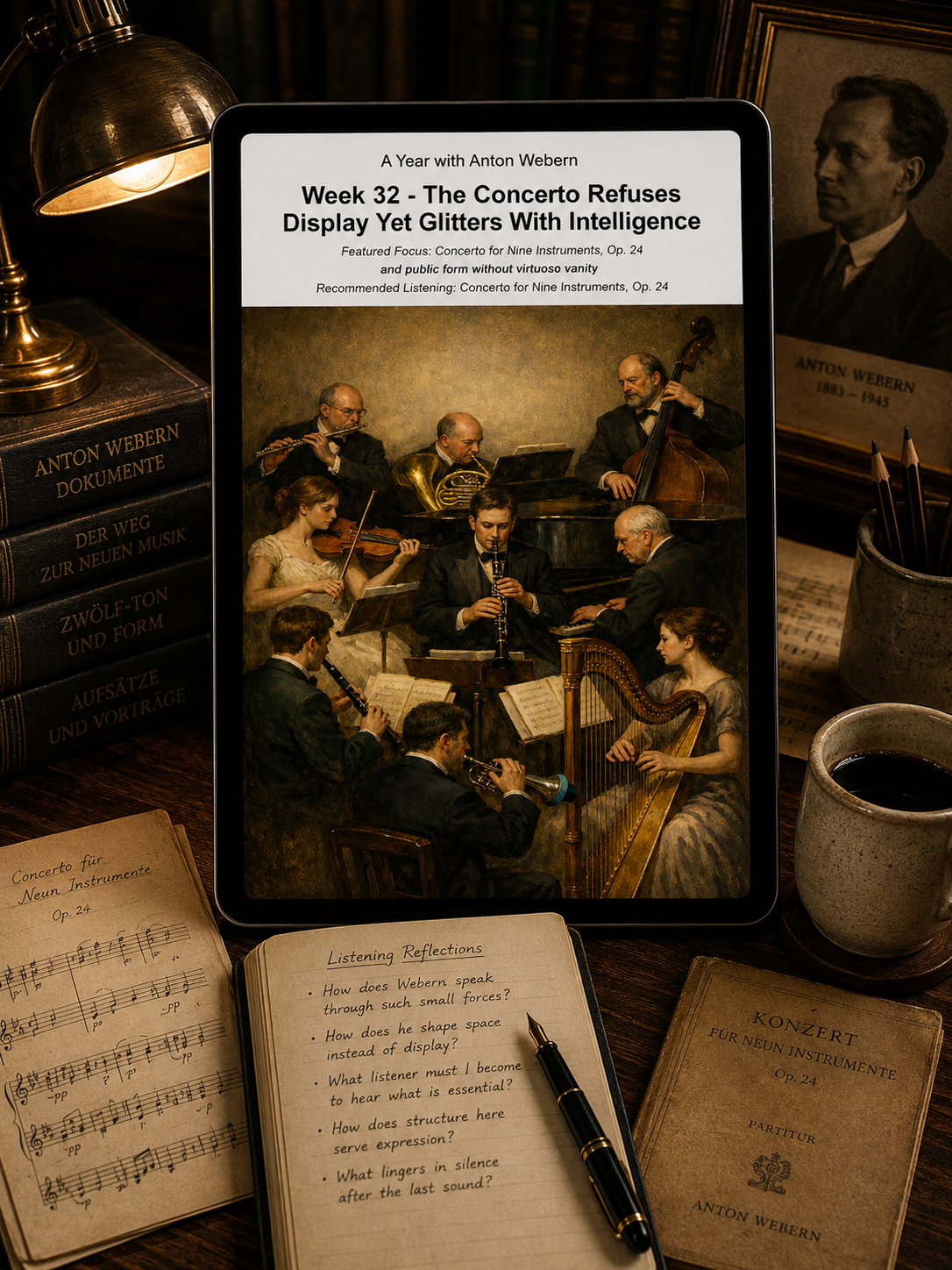 A Year with Anton Webern — A 52-Week Guided Music Journal