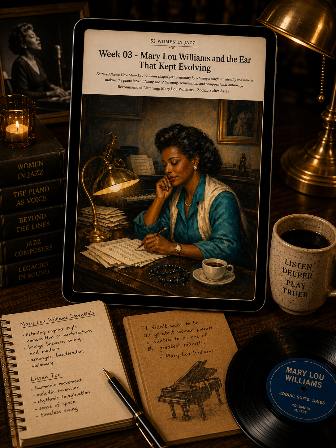 52 Women in Jazz — A 52-Week Guided Music Journal