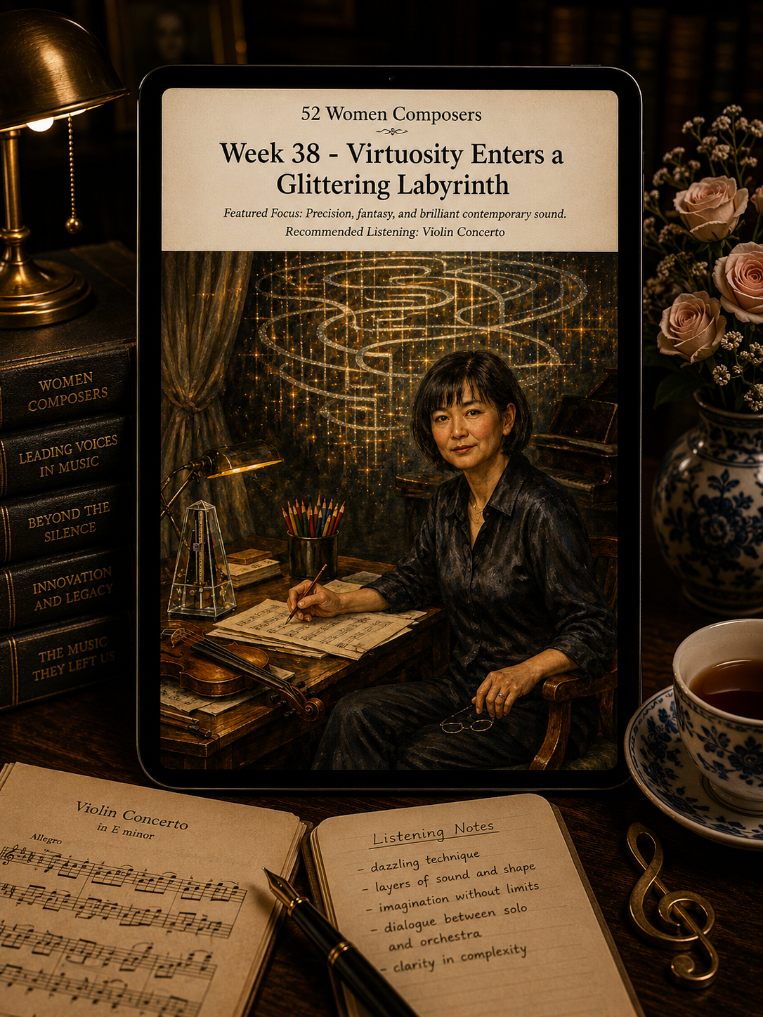 52 Women Composers — A 52-Week Guided Music Journal